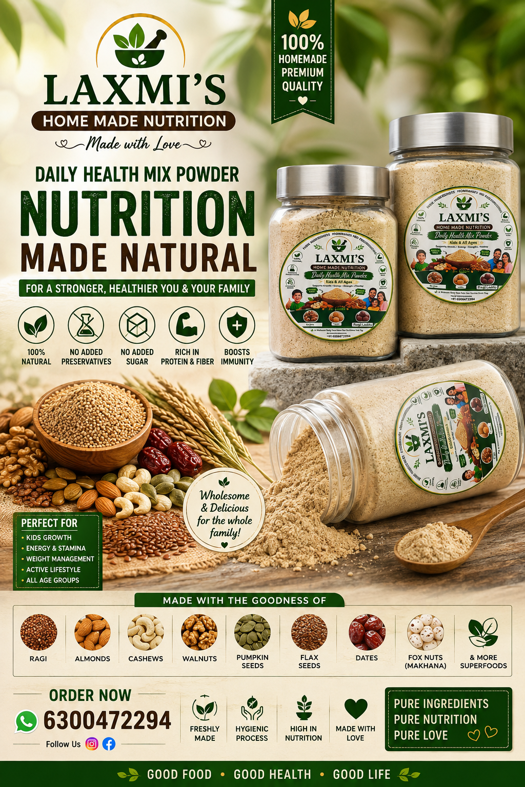 Dry Fruit & Seeds Health Mix Powder